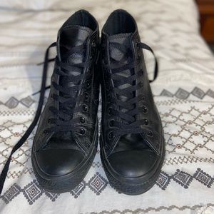 All black converse